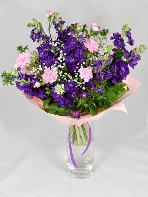 Purple mathiola - bouquet