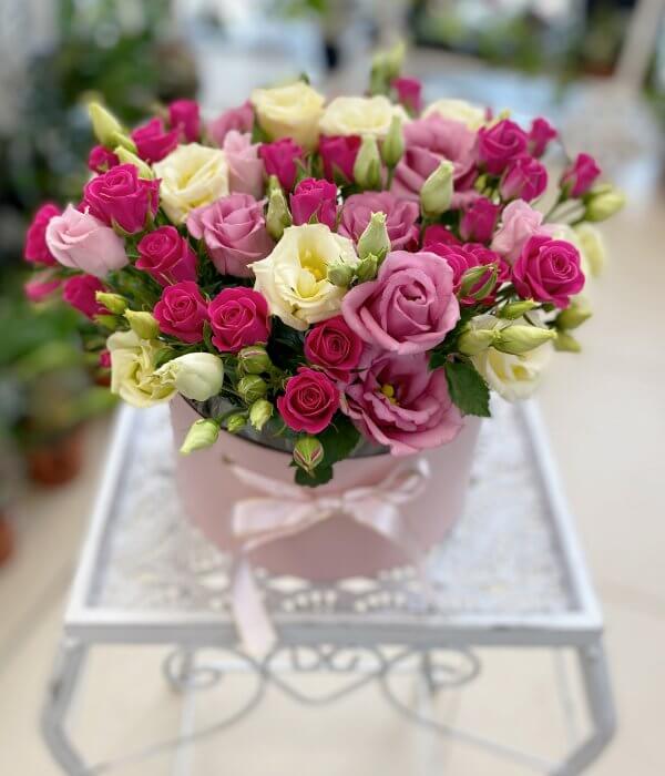 Sweet roses - box